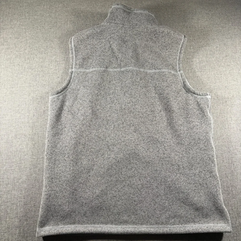 The North Face Gordon Lyons Fleece Vest Mens Large Gray Full Zip NF0A47FA